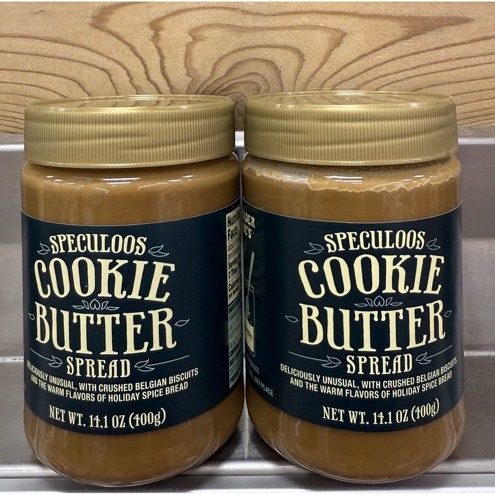 Trader Joe's Speculoos Cookie Butter Spread 14.1oz | viral pantry‎  2-pack